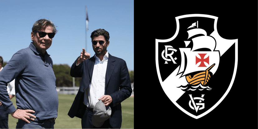 777 abre os cofres e fecha negócio acima da média no Vasco (Reprodução/Montagem TV Foco) 777 abre os cofres e fecha negócio acima da média no Vasco (Reprodução/Montagem TV Foco)