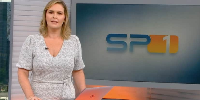 Ana Paula Campos no comando do SP1 (Foto: Reprodução / Globo) Ana Paula Campos no comando do SP1 (Foto: Reprodução / Globo)