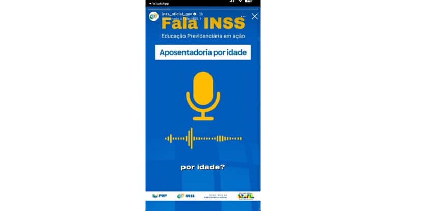 Comunicado INSS (Foto: Reprodução / Instagram) Comunicado INSS (Foto: Reprodução / Instagram)