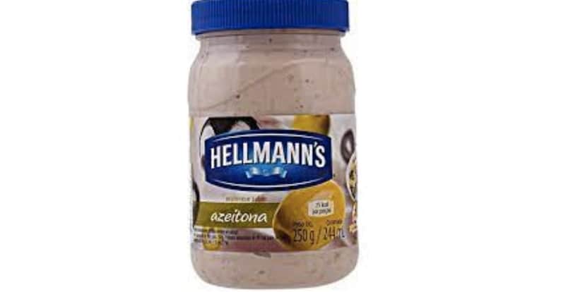 Hellmann’s azeitona (Foto: Reprodução / Internet) Hellmann’s azeitona (Foto: Reprodução / Internet)