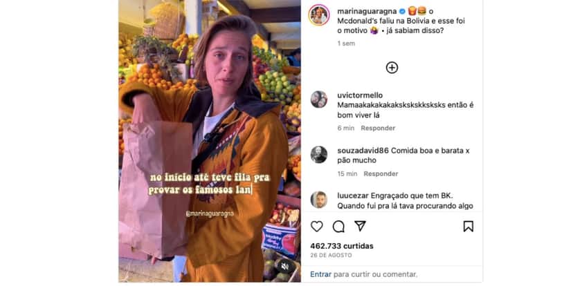 Influenciadora fala sobre falência de rede (Foto: Reprodução / Instagram) Influenciadora fala sobre falência de rede (Foto: Reprodução / Instagram)
