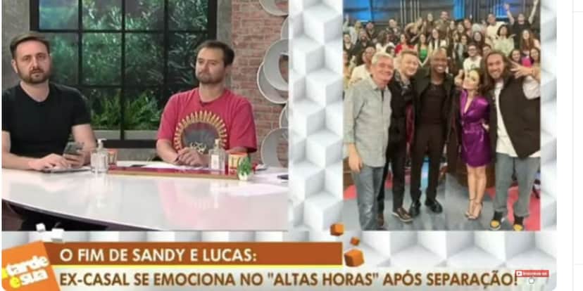 Notícia de famosos (Foto: Reprodução / A Tarde É Sua da RedeTV!) Notícia de famosos (Foto: Reprodução / A Tarde É Sua da RedeTV!)