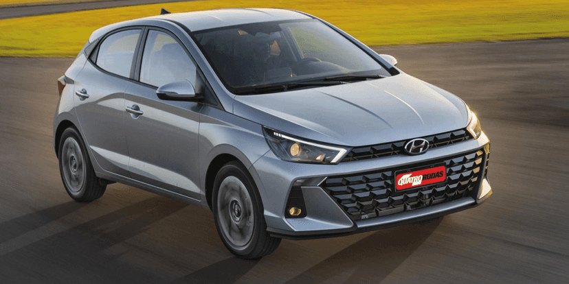 Novo Hyundai HB20 2024 (Foto: Reprodução, Quatro Rodas) Novo Hyundai HB20 2024 (Foto: Reprodução, Quatro Rodas)