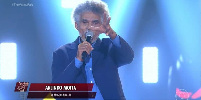 Artindo Moita em sua participação no The Voice+ (Reprodução: Globo) Artindo Moita em sua participação no The Voice+ (Reprodução: Globo)