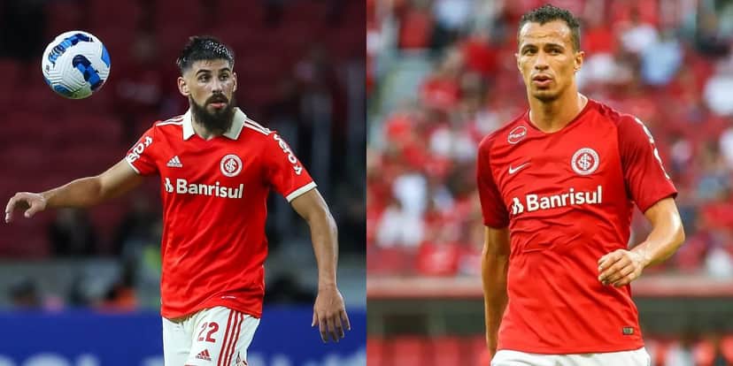 Bruno Mendez e Leandro Damião já atuaram pelo clube gaúcho (Reprodução: Montagem TV Foco) Bruno Mendez e Leandro Damião já atuaram pelo clube gaúcho (Reprodução: Montagem TV Foco)