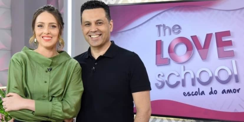Cristiana e Renato Cardoso no "The Love Story School" (Foto: Divulgação/Record) Cristiana e Renato Cardoso no "The Love Story School" (Foto: Divulgação/Record)