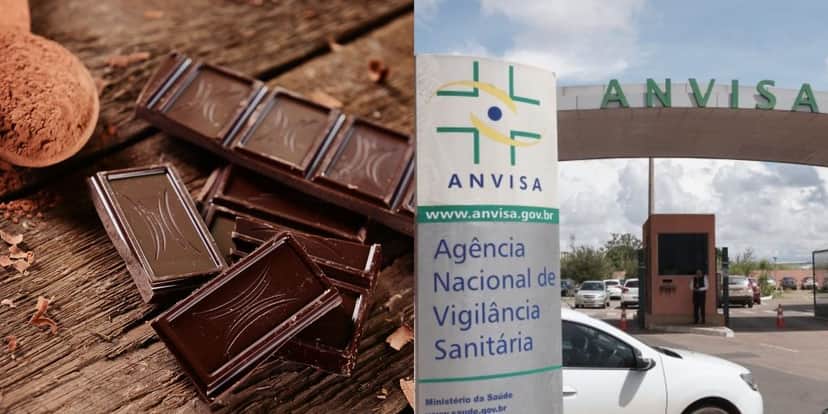 A proibição de chocolate amado pela Anvisa com vidro(Reprodução: Montagem TV Foco) A proibição de chocolate amado pela Anvisa com vidro(Reprodução: Montagem TV Foco)