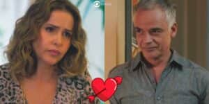 Gladys e Andrade em Terra e Paixão (Foto: Reprodução / Globo / Montagem TV Foco) Gladys e Andrade em Terra e Paixão (Foto: Reprodução / Globo / Montagem TV Foco)