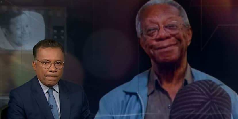 Heraldo Pereira, Milton Gonçalves, Jornal Nacional, Globo Heraldo Pereira, Milton Gonçalves, Jornal Nacional, Globo