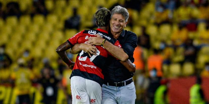 Renato Gaúcho e Bruno Henrique - (Foto: Internet) Renato Gaúcho e Bruno Henrique - (Foto: Internet)