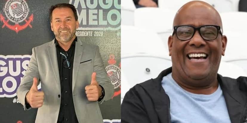 Augusto Melo e André Negão, candidatos à presidência do Corinthians -- (Foto: Internet) Augusto Melo e André Negão, candidatos à presidência do Corinthians -- (Foto: Internet)