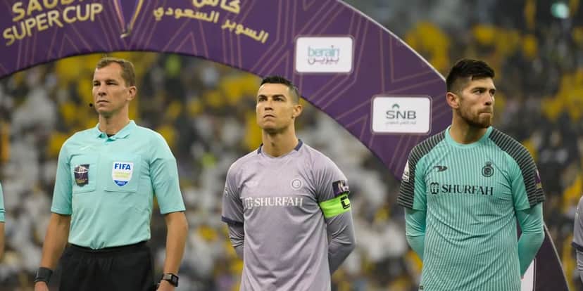 Rossi jogando com CR7 no Al-Nassr - (Foto: Internet) Rossi jogando com CR7 no Al-Nassr - (Foto: Internet)