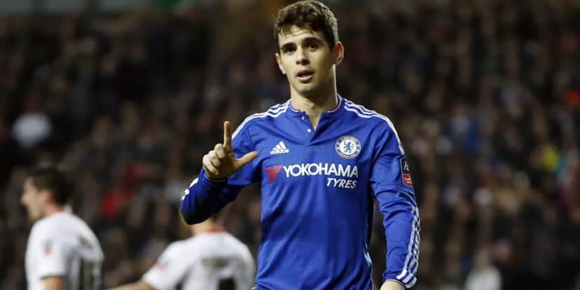 Oscar quando atuava pelo Chelsea - (Foto: Internet) Oscar quando atuava pelo Chelsea - (Foto: Internet)