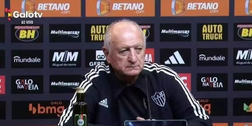 Adeus de Felipão no Atlético-MG acaba de ser confirmado - Foto | Reprodução: Galo Tv Adeus de Felipão no Atlético-MG acaba de ser confirmado - Foto | Reprodução: Galo Tv