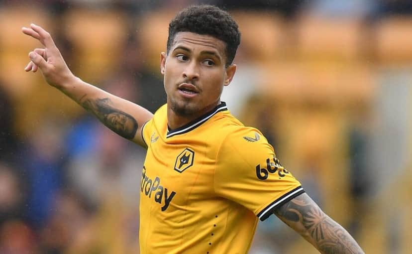 João Gomes pelo Wolverhampton (Reprodução/Internet)