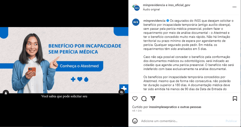 INSS acaba de emitir comunicado sobre benefício concedido sem sair de casa - Foto: Reprodução/Internet INSS acaba de emitir comunicado sobre benefício concedido sem sair de casa - Foto: Reprodução/Internet