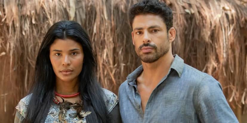 Iraê (Suyane Moreira) e Caio (Cauã Reymond) em "Terra e Paixão" (Foto: Divulgação/TV Globo) Iraê (Suyane Moreira) e Caio (Cauã Reymond) em "Terra e Paixão" (Foto: Divulgação/TV Globo)