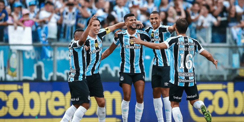 Jogadores do Grêmio (Foto: Internet) Jogadores do Grêmio (Foto: Internet)