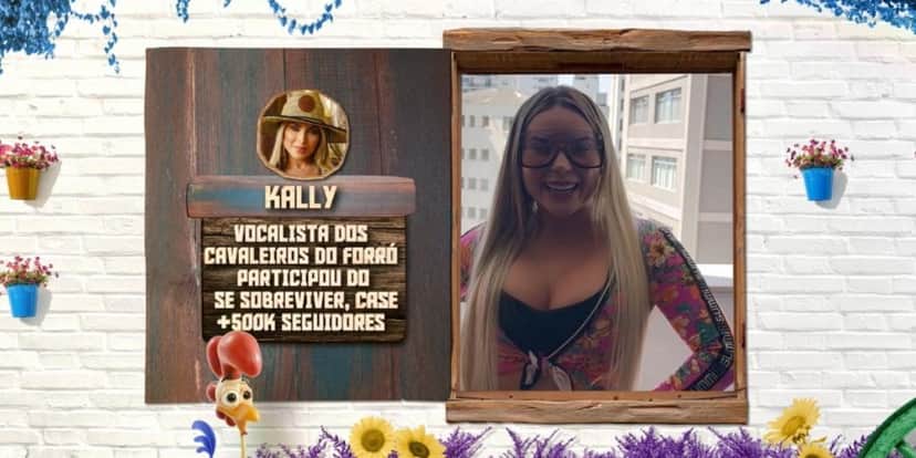 Kally Fonseca está em "A Fazenda 15" (Foto: Divulgação/Record) Kally Fonseca está em "A Fazenda 15" (Foto: Divulgação/Record)