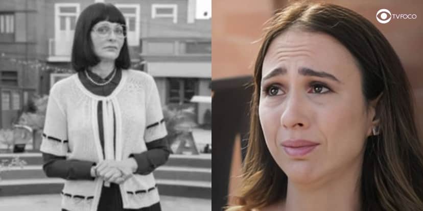 Nice (Alexandra Richter) e Anely (Tatá Werneck) em Terra e Paixão (Foto: Reprodução / Globo / Montagem TV Foco) Nice (Alexandra Richter) e Anely (Tatá Werneck) em Terra e Paixão (Foto: Reprodução / Globo / Montagem TV Foco)