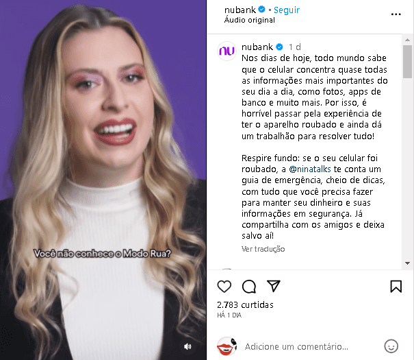 Nubank emite alerta para clientes (Foto: Reprodução/ Internet) Nubank emite alerta para clientes (Foto: Reprodução/ Internet)