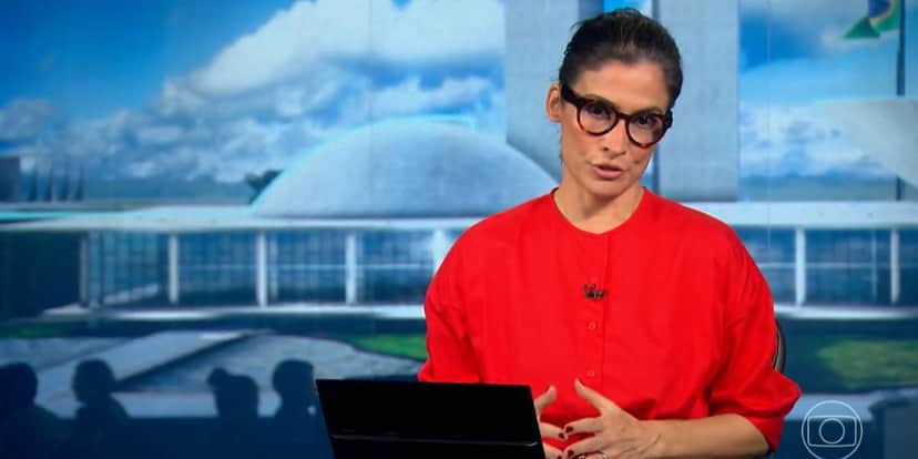 A jornalista informou sobre o projeto de lei que está para ser aprovado (Reprodução: Globo) A jornalista informou sobre o projeto de lei que está para ser aprovado (Reprodução: Globo)