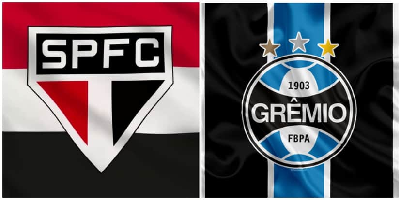 São Paulo e Grêmio - (Foto: Reprodução / Internet) São Paulo e Grêmio - (Foto: Reprodução / Internet)