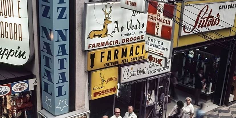 Botica Veado D'Ouro teve mais de 100 anos de história no Brasil (Reprodução: Internet) Botica Veado D'Ouro teve mais de 100 anos de história no Brasil (Reprodução: Internet)