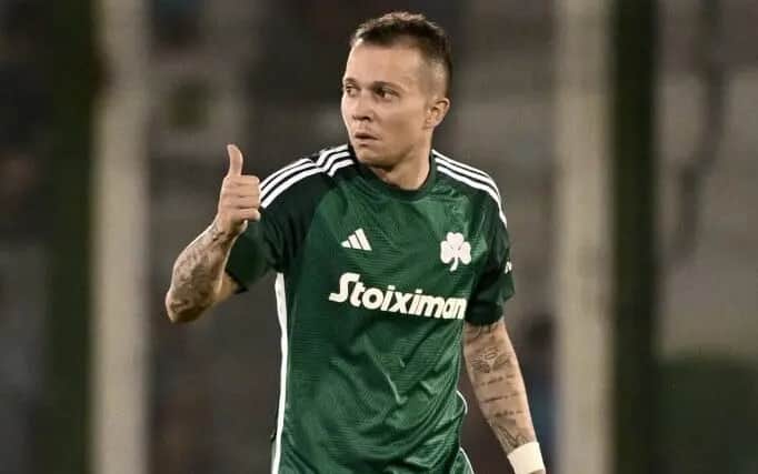 Bernard no Panathinaikos. Foto: Reprodução/Internet Bernard no Panathinaikos. Foto: Reprodução/Internet