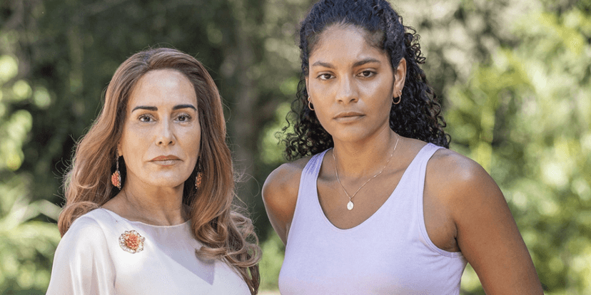 Aline e Irene em Terra e Paixão (Reprodução/Globo) Aline e Irene em Terra e Paixão (Reprodução/Globo)