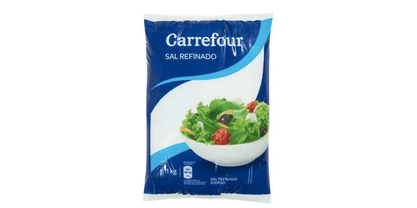 Sal da marca Carrefour (Reprodução/Internet) Sal da marca Carrefour (Reprodução/Internet)