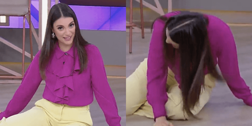Chris Flores no Fofocalizando (Reprodução/Montagem TV Foco) Chris Flores no Fofocalizando (Reprodução/Montagem TV Foco)