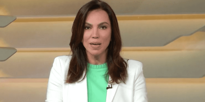 Ana Paula Araújo no Bom dia Brasil (Reprodução/Globo) Ana Paula Araújo no Bom dia Brasil (Reprodução/Globo)