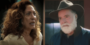 Agatha e Antônio em Terra e Paixão (Reprodução/Montagem TV Foco) Agatha e Antônio em Terra e Paixão (Reprodução/Montagem TV Foco)