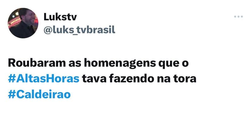 Caldeirão foi acusado de copiar o Altas Horas (Foto: Reprodução/ Internet)