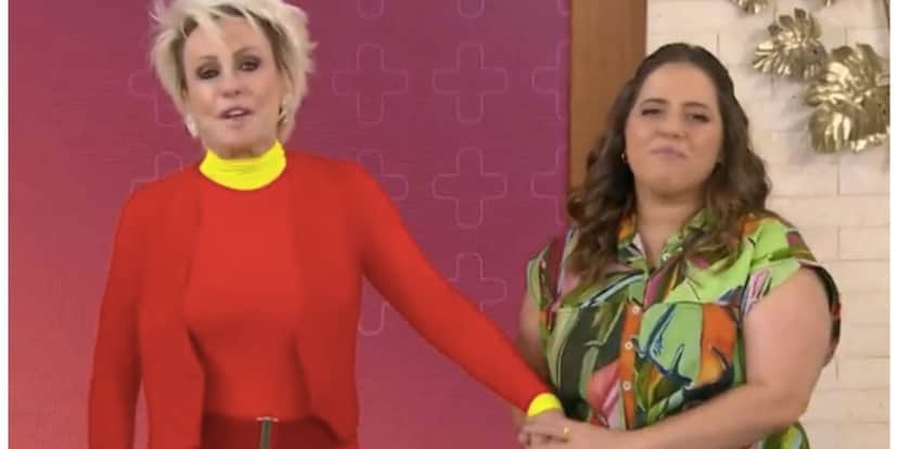 Ana Maria e Tati Machado no Mais Você (Foto: Reprodução / Globo)