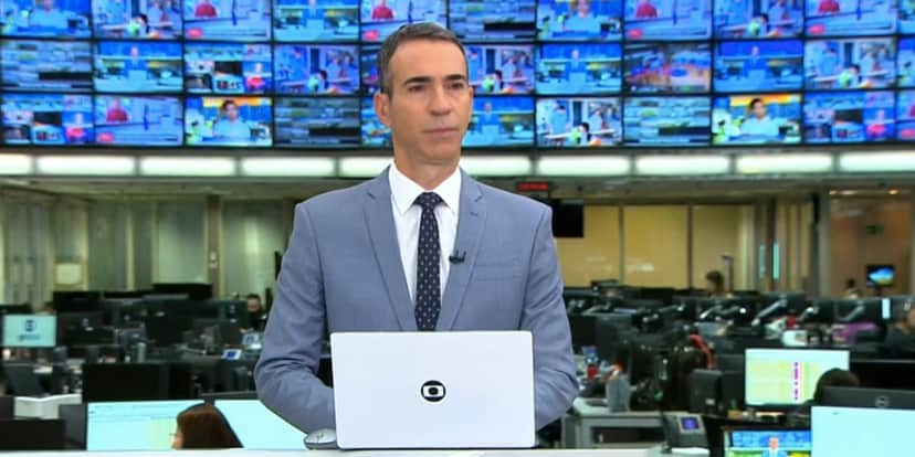 César Tralli no Encontro (Foto: Reprodução / Globo) César Tralli no Encontro (Foto: Reprodução / Globo)
