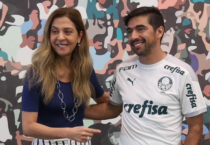 Leila Pereira e Abel Ferreira (Foto: Divulgação) Leila Pereira e Abel Ferreira (Foto: Divulgação)