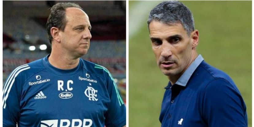 Rogério Ceni e Juan Pablo Vojvoda estão na mira do Inter - Foto: Reprodução/Internet Rogério Ceni e Juan Pablo Vojvoda estão na mira do Inter - Foto: Reprodução/Internet