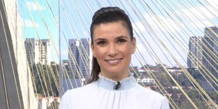 Sabina Simonato no Bom Dia São Paulo (Foto: Reprodução / Globo) Sabina Simonato no Bom Dia São Paulo (Foto: Reprodução / Globo)