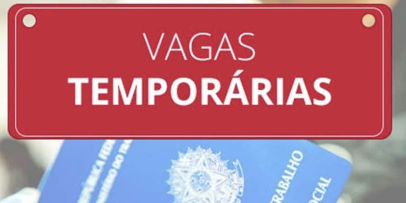 Vagas temporárias e carteira de trabalho (Foto: Reprodução / Internet) Vagas temporárias e carteira de trabalho (Foto: Reprodução / Internet)