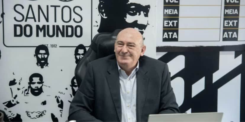 Andres Rueda, presidente do Santos - Foto: Reprodução/Internet