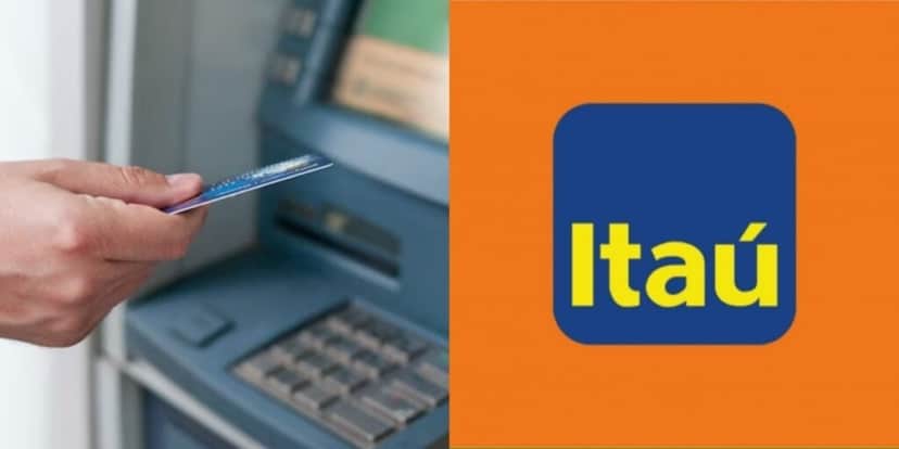 Caixa eletrônico e logo do Itaú (Fotos: Reproduções / Freepik / Internet) Caixa eletrônico e logo do Itaú (Fotos: Reproduções / Freepik / Internet)