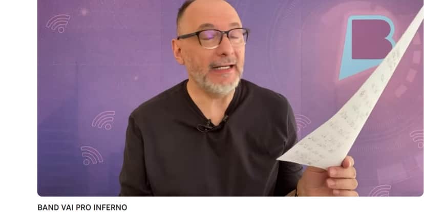 Britto Jr criticou novo contrato da Band (Foto: Reprodução/YouTube) Britto Jr criticou novo contrato da Band (Foto: Reprodução/YouTube)