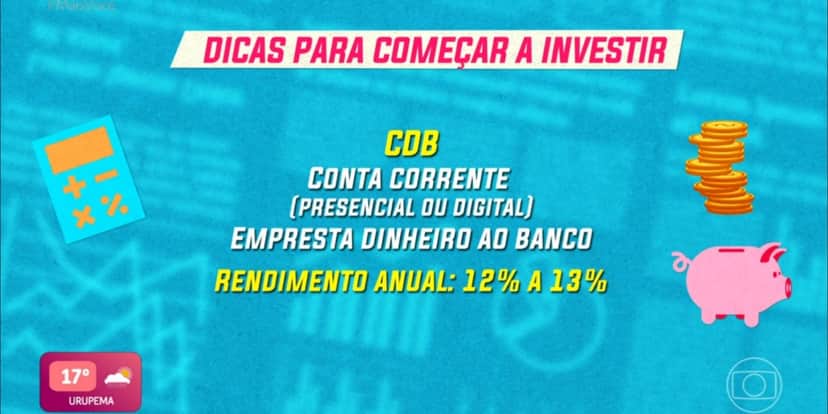 Ana Maria Braga deu informações sobre o CDB no "Mais Você" (Foto: Reprodução/TV Globo) Ana Maria Braga deu informações sobre o CDB no "Mais Você" (Foto: Reprodução/TV Globo)