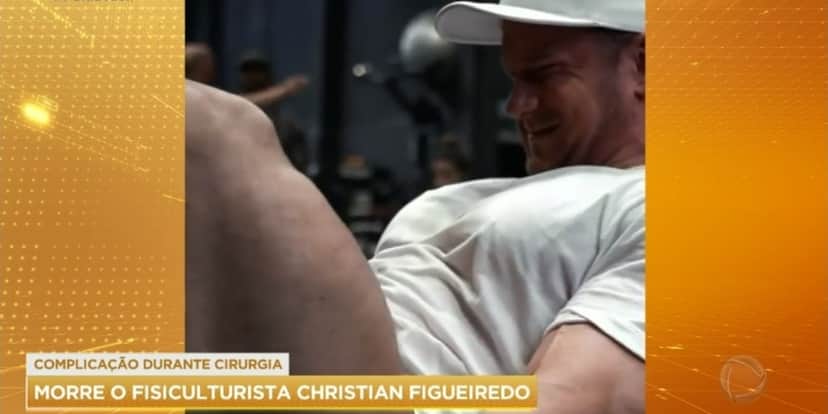 "Fala Brasil" repercutiu morte do fisiculturista Christian Figueiredo (Foto: Reprodução/Record) "Fala Brasil" repercutiu morte do fisiculturista Christian Figueiredo (Foto: Reprodução/Record)