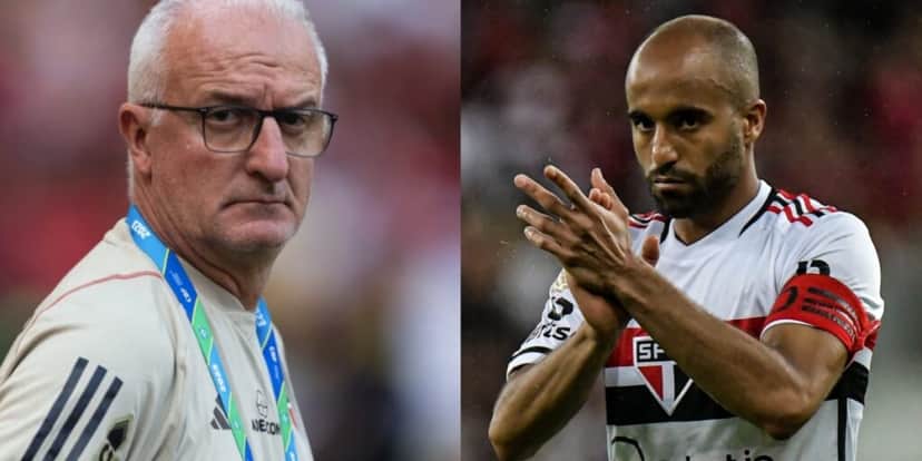 Dorival Júnior e Lucas Moura - Foto: Reprodução/TV FOCO Dorival Júnior e Lucas Moura - Foto: Reprodução/TV FOCO