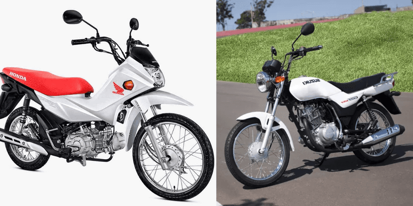 Motos acessíveis da Honda e Suzuki conquistam o mercado (Foto: Internet) Motos acessíveis da Honda e Suzuki conquistam o mercado (Foto: Internet)
