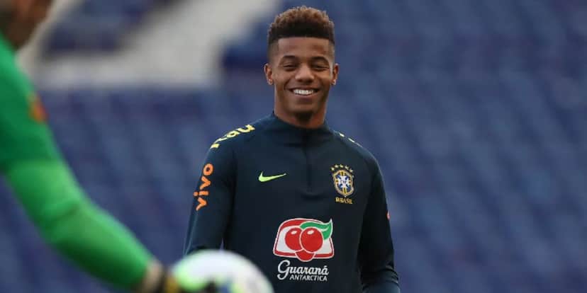 David Neres na seleção brasileira - (Foto: Internet) David Neres na seleção brasileira - (Foto: Internet)