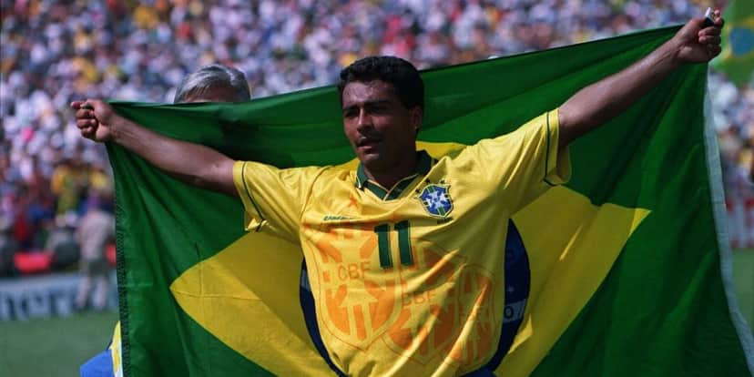 Romário na seleção brasileira em 1994 - (Foto: Internet) Romário na seleção brasileira em 1994 - (Foto: Internet)